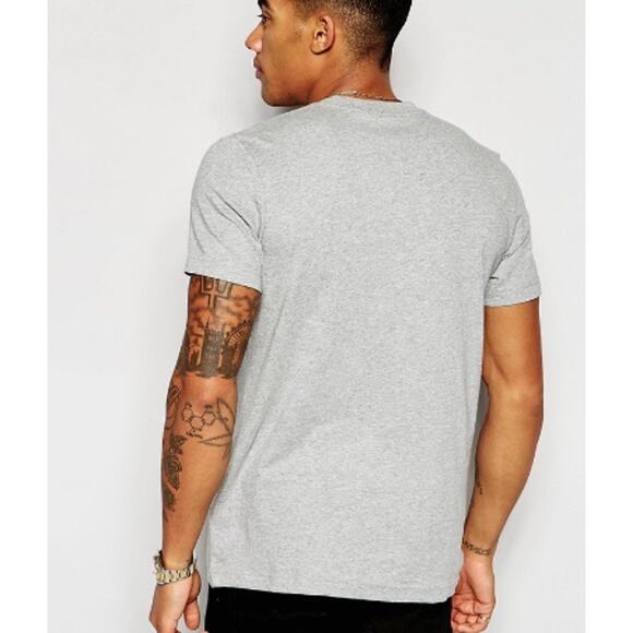 Adidas Soft Grey Three Stripe Short Sleeve T-Shirt size XL - Picture 8 of 8